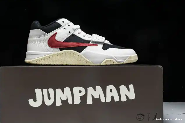 Reps LUCY Travis Jordan TR x Jack Scott University FZ8117-101 Jumpman Red 0511